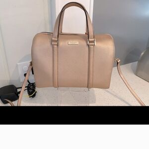 Kate Spade CHAMPAGNE Gold Satchel Bag